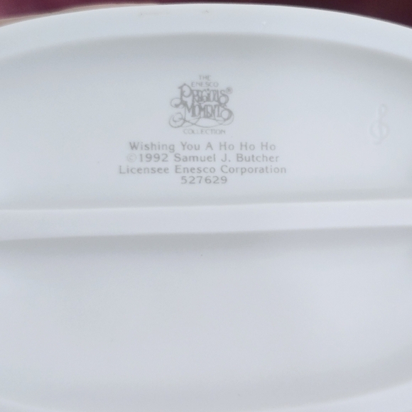 Precious Moments 1992 Wishing You A Ho Ho Ho - Picture 9 of 10